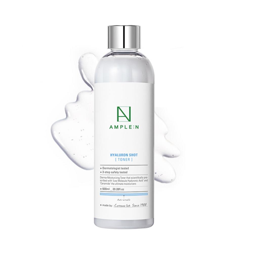 Koreana Ampoule N Hyaluronic Shot Toner, большая емкость, 1 шт., 600 мл