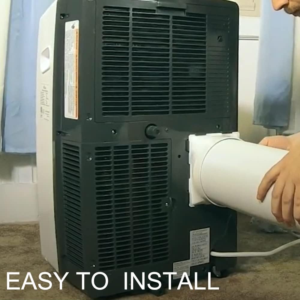 5.9 inch Portable Air Conditioner Exhaust Hose Coupler Window Adapter A/C Connector, Portable AC Hose Connector, Suit for Air Conditioning Exhaust