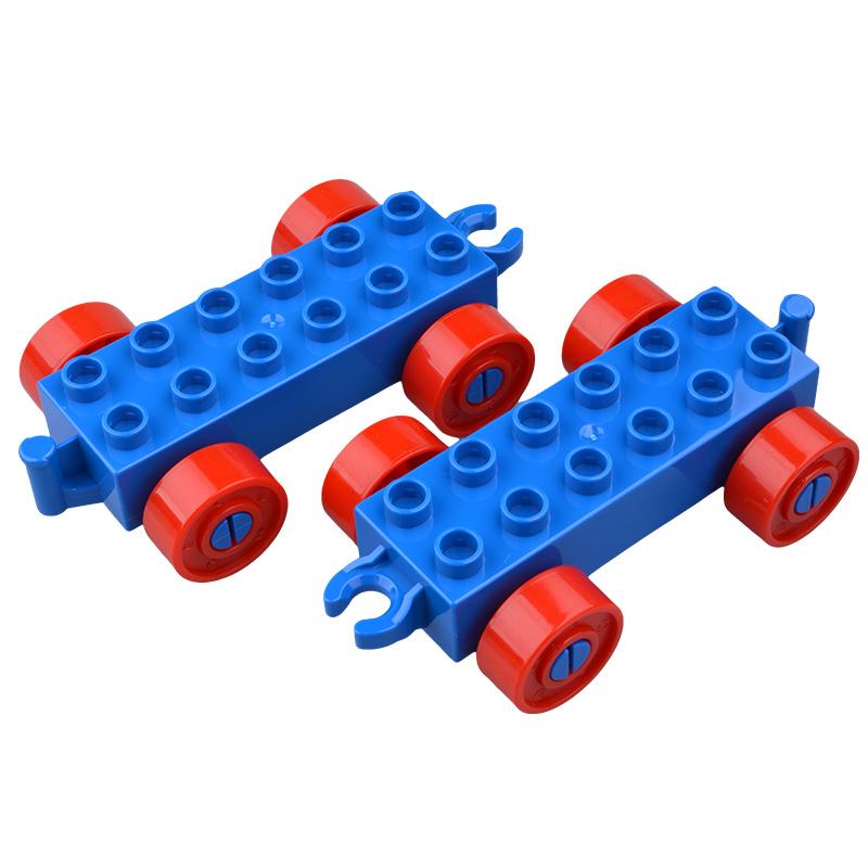 Большие Строительные Блоки Дом Аксессуары Части Крыша Окно Стена Строительство Собирать Кирпичи Образовательные Игрушки Для Детей Подарок