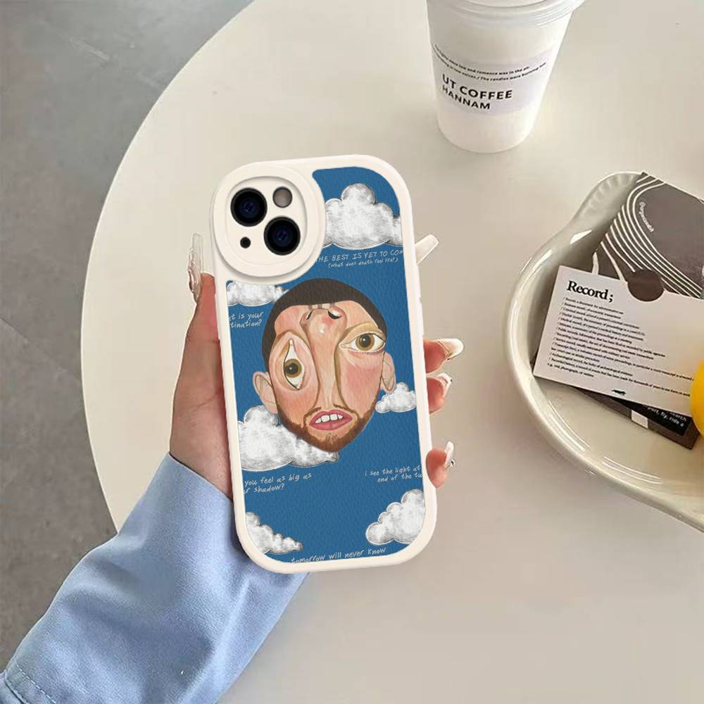 Крутой чехол для телефона M-mac Miller для iPhone 16 15 14 11 12 13 Pro Max Plus Задняя кожаная крышка