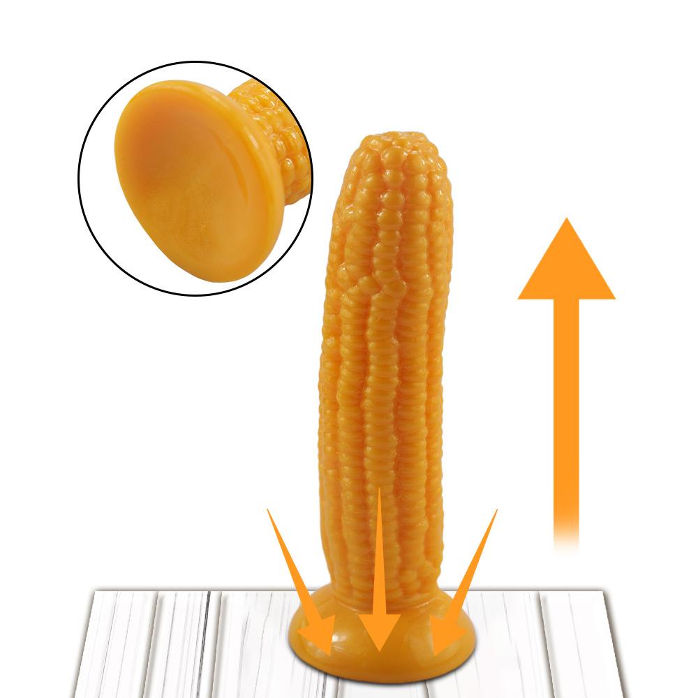 Кукурузный дилдо с присоской Секс-игрушки для женщин Вагина G-Spot Массажер Мастурбатор