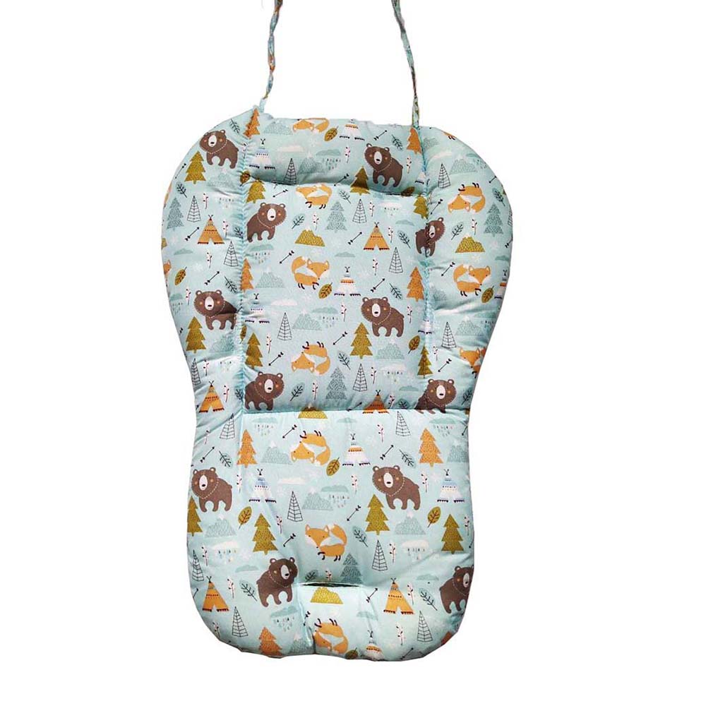 Детский стульчик с подогревом, толстый матрас, хлопковый коврик, коврик для коляски, аксессуары для коляски, коврик-вкладыш