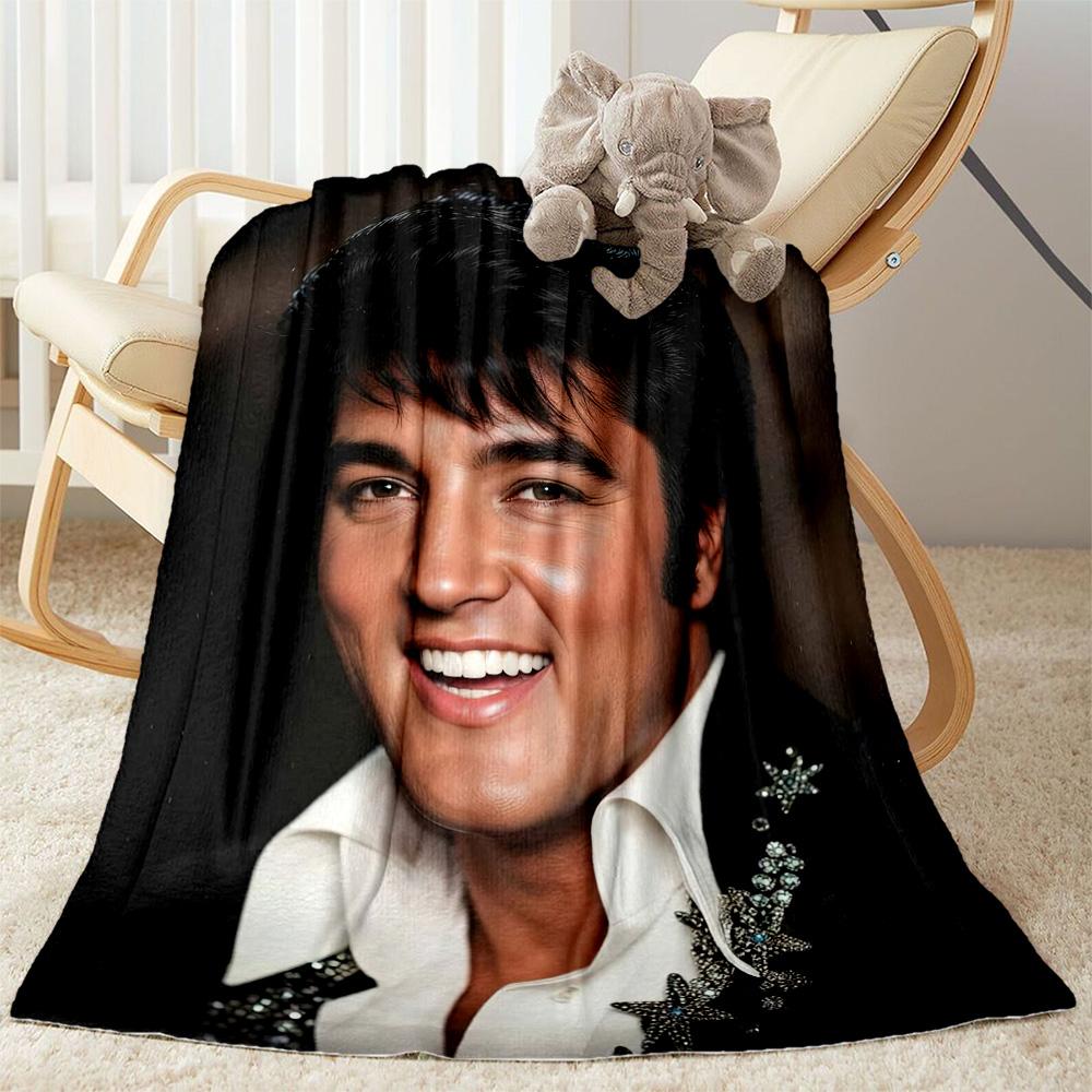 Elvis Blanket Soft Cozy Suitable For Sofa Livingroom Bedding For All Occasions Warmthful Decor Gift For Travel Home Birthdays