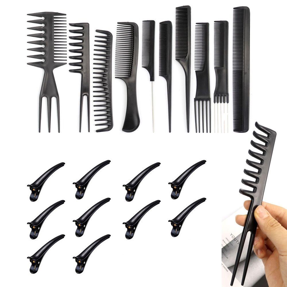 10/20 шт. Уход за волосами Расчески для волос Парикмахерская Хвостовая расческа Салонная расческа для стрижки Полезная парикмахерская щетка