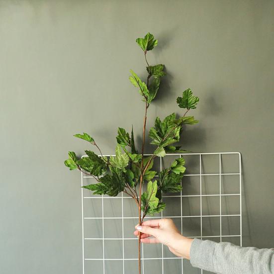 Искусственный кленовый лист, не увядающий, многоразовый, имитация ветки кленового дерева, реквизит для фотосъемки