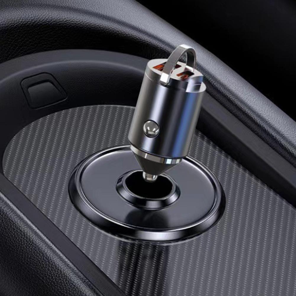 Мини автомобильное зарядное устройство 100 Вт USB Type C Зарядное устройство для телефона в автомобиль Быстрая зарядка Адаптер Quick Charge Для iPhone