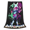 Deltarune Глава Сьюзи Крис Смелая Поза Действия Плед Супер Мягкий Уютный Пледы для Дивана Разные Размеры Плюшевое Тонкое Одеяло