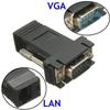 Сетевой удлинитель VGA на RJ45: Адаптер передачи аналогового сигнала для 15-контактного порта VGA