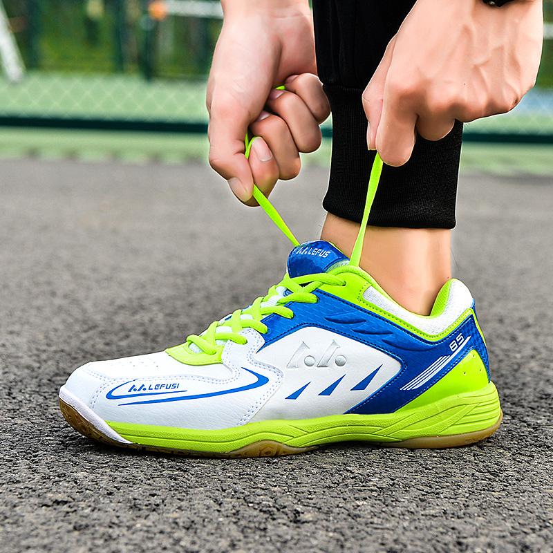 36-45 Мужская/женская амортизирующая противоскользящая износостойкая обувь для бадминтона Женская обувь для настольного тенниса Спортивная повседневная обувь для волейбола