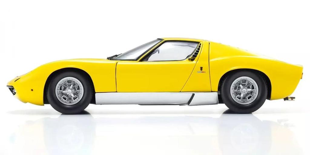 Kyosho Original Scale Lamborghini Miura P400 Finished Model KS08314Y 1/18 (Yellow)