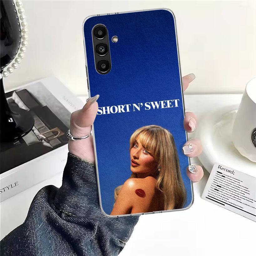 CR66 S-Sabrina C-Carpenter Phone Case For Samsung Galaxy A13 A14 A15 A16 A17 A53 A54 A55 A56 A57 A33 A34 A35 A36 A37 A23 A24 A25