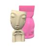 Succulent Planter Silicone Molds Heart Girl Flower Pots Epoxy Resin Mould for  Candle Holder Pen Holder Vase Molds