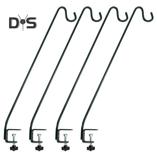 1/2/4 шт. прочные крючки для подвешивания кормушек для птиц на палубе, устойчивые к коррозии, кашпо, подвески для колокольчиков, крючки для хранения