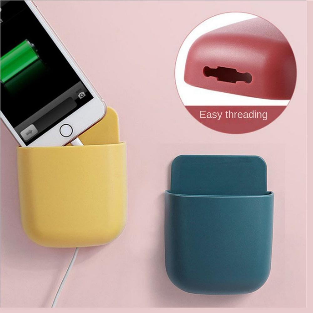 Корпус для настенного монтажа без перфорации Пластиковый держатель для зарядки Новый ящик для хранения пульта дистанционного управления