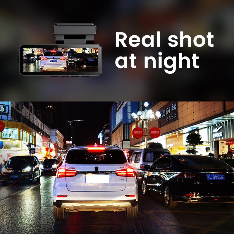 4K 2160P 3.2Inch  WIFI GPS Night Vision Dual Cams Mini Hidden Car DVR Camera Dash Cam Front and Rear AHD Parking Monitor for Car