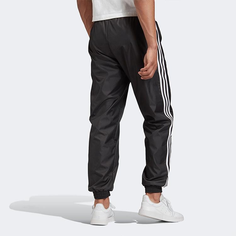 adidas Оригинальные повседневные спортивные брюки с тремя полосками и трилистником, мужские брюки черного цвета GN5944
