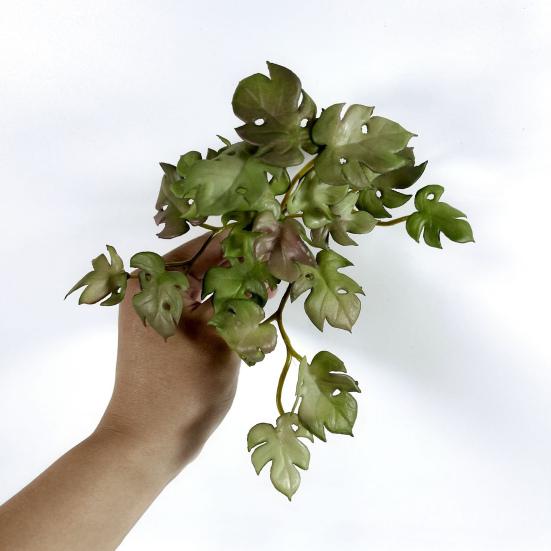 Имитация зеленого растения Суккуленты Руки на ощупь не увядшие Не выцветают Легкий уход Тонкая работа Орнамент Листья кориандра Искусственный лист