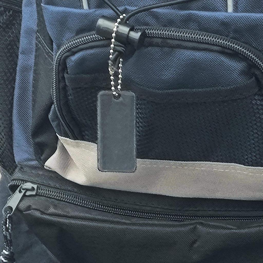 Waki Sangyo AHW312 Черный Светоотражающий Брелок, Однотонный Черный, Высота 2,2 x Ширина 1,0