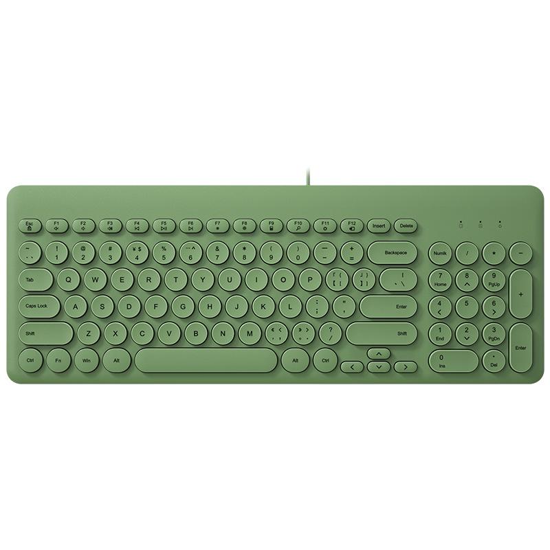 BOW Hangshi K221 USB Проводная клавиатура для девочек - Для настольного компьютера и ноутбука