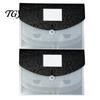 Plastic File Pouch Expandable Document Folder with Label Slot, Layered Design Waterproof PP Business Envelope, Secure Rope Closure Organizer