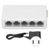 Сетевой коммутатор Ethernet 5 портов Разветвитель Ethernet 1.0 Гбит/с Хаб сетевого коммутатора для дома US Plug 100–240 В