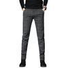 Men's Slim Fit Plaid Casual Pants for Spring and Autumn