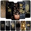 Чехол для телефона Ace Of Diamonds In Gold Art для iPhone 13 12 11 Pro Max XS Max XR X 7 8 Plus 12 Mini 6S 5S SE 2020, силиконовый чехол