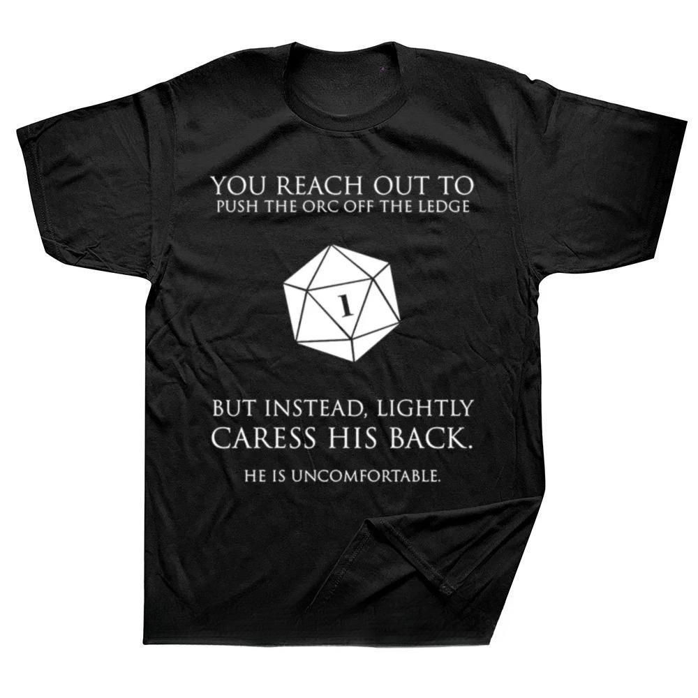 Dungeon and Dragon Мяустер Мужские Женские Футболки Одежда Забавные Футболки Футболка Любитель Игр Подарок на День Рождения Одежда