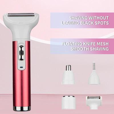 Многофункциональный женский электрический эпилятор: Бритва 5-в-1 для носа, бикини, подмышек и лобковых зон