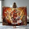 Guilty Gear Print Flannel Blanket High Quality Warm Comfortable Cover for All Seasons Perfect for Gifts Home Decor