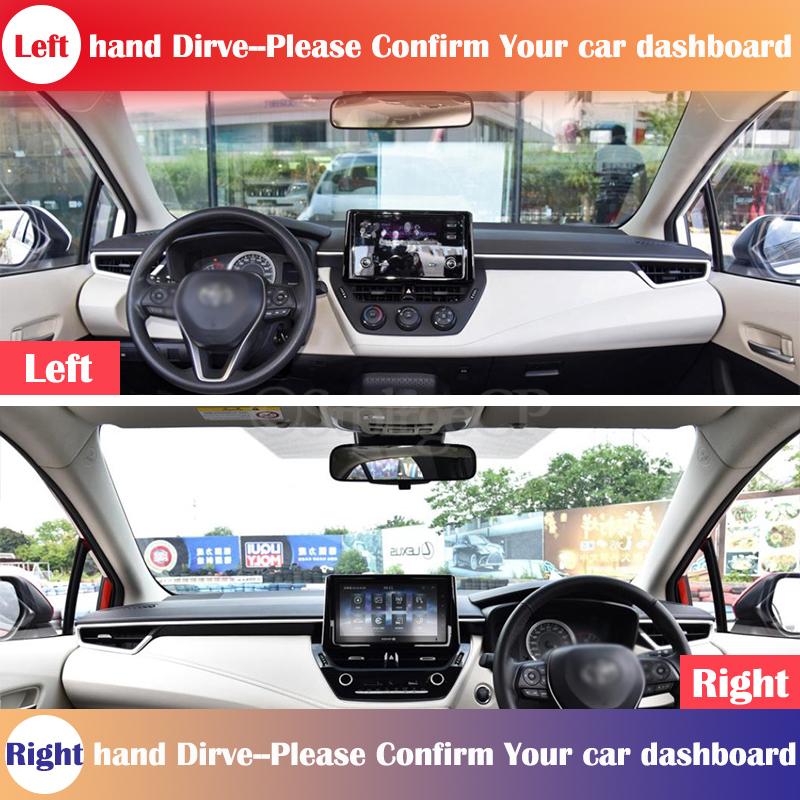 Для Toyota Corolla E210 210 2019 2020 Противоскользящая накладка на панель приборов Защитная подкладка Автоаксессуары Коврик-солнцезащита