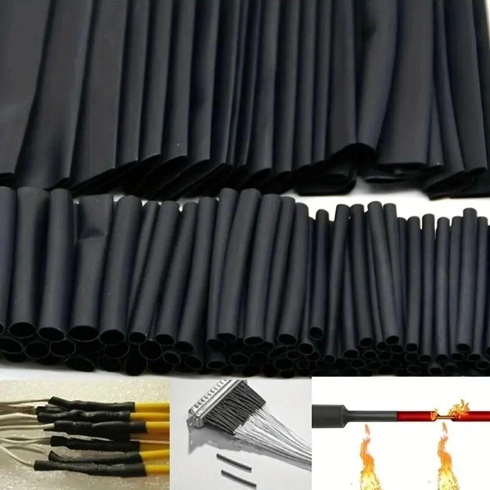 650 pcs Insulation Heat Shrink Tube Waterproof Sleeving PE Electrical Wire Wrap  Cable