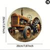1 шт. Круглый металлический настенный декор для офиса, гостиной, двора 20x20 см
