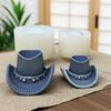 Cowboy Hat Shape Silicone Molds for Making Candle Soap Chocolate Multipurpose Silicone Mould for Home Decoration