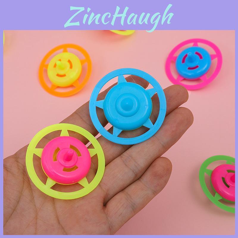 Retro Plastic Spin Gyroscope Toy For Kids With Handheld Operation And Bright Colors Gift Idea