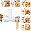 12Pcs Pasta Press Attachment for KitchenAid Stand Mixers Extruder Pasta Maker with 6 Pasta Shapes Dishwasher Safe Parts Gift for Kitchenaid