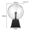 Glass Ball Night Lights 8 Inch Magic Plasma Touch Sensitive Lamp Indoor Desktop Decoration Child Holiday Gift