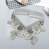 Shirt Detachable Collar Neckline White Black False Collar Fashion Pearl Fake Collar  Women