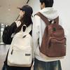 Women's Color Block Backpack Student School Bag Men's Lightweight Large Capacity Travel Backpack