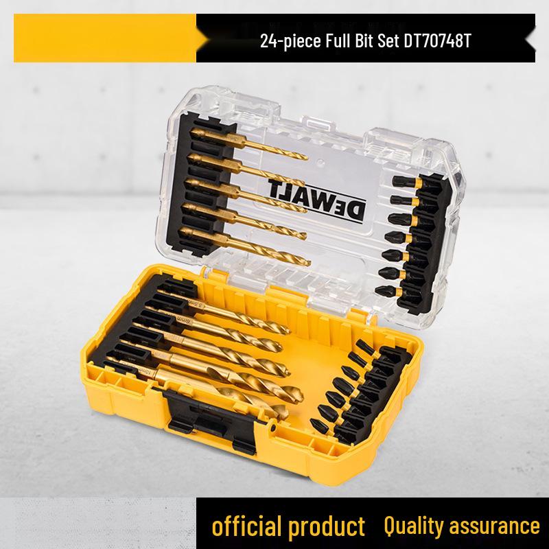 Набор бит для электрической отвертки - Сильно магнитные, Нескользящие, Высокая твердость, Крестовые (Phillips), Шестигранные (Hex), Torx, Вольфрамовая сталь.