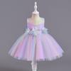 Infant and Toddler Dresses Dresses Flower Dresses Colorful Mesh Tutu Princess Dresses Party and Banquet Dresses