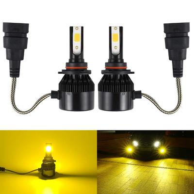Catland HB4 9006 Светодиодная противотуманная фара, Желтая, 12 В, Автомобильная светодиодная противотуманная фара/фара головного света, Светодиодная