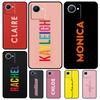 Custom Rainbow Name Initials Case For Realme C53 C55 C35 C33 C31 C30 C25s C21Y C15 C11 GT Neo 5 3T 2T 9 10 11 Pro Plus
