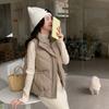 Cotton vest women's autumn and winter new products stand-up collar small fragrant wind sleeveless cotton clothes vest wearing vest jacket tide