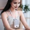 Portable Neck Fan with 3 Speed Settings Digital Display Low Noise Rechargeable Silent Air Conditioner Cooling Fan with Waist Clip
