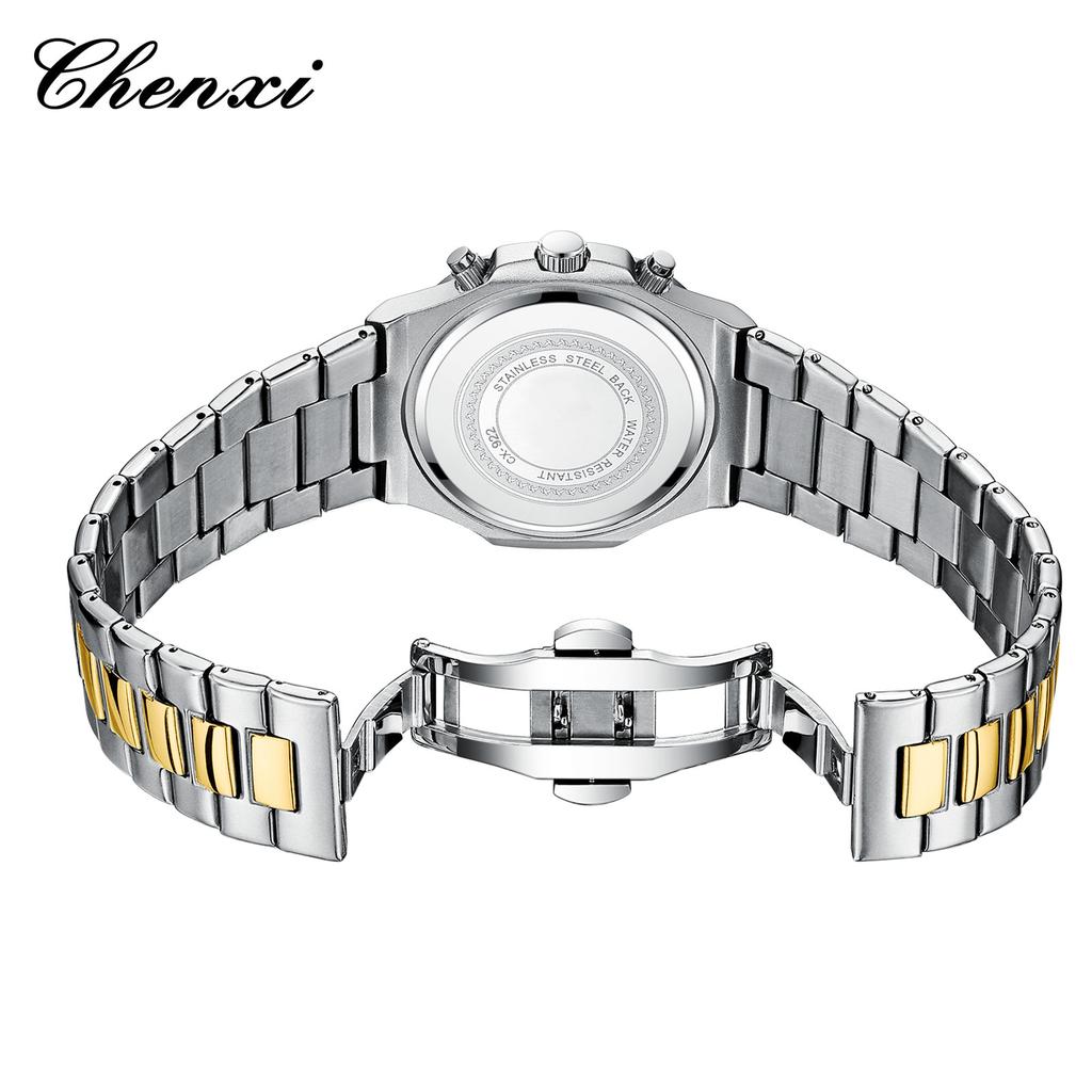 CHENXI Casual Business Men's Watches Sports Waterproof Chronograph Moonphase Multifunction Quartz Men's Watches Gifts