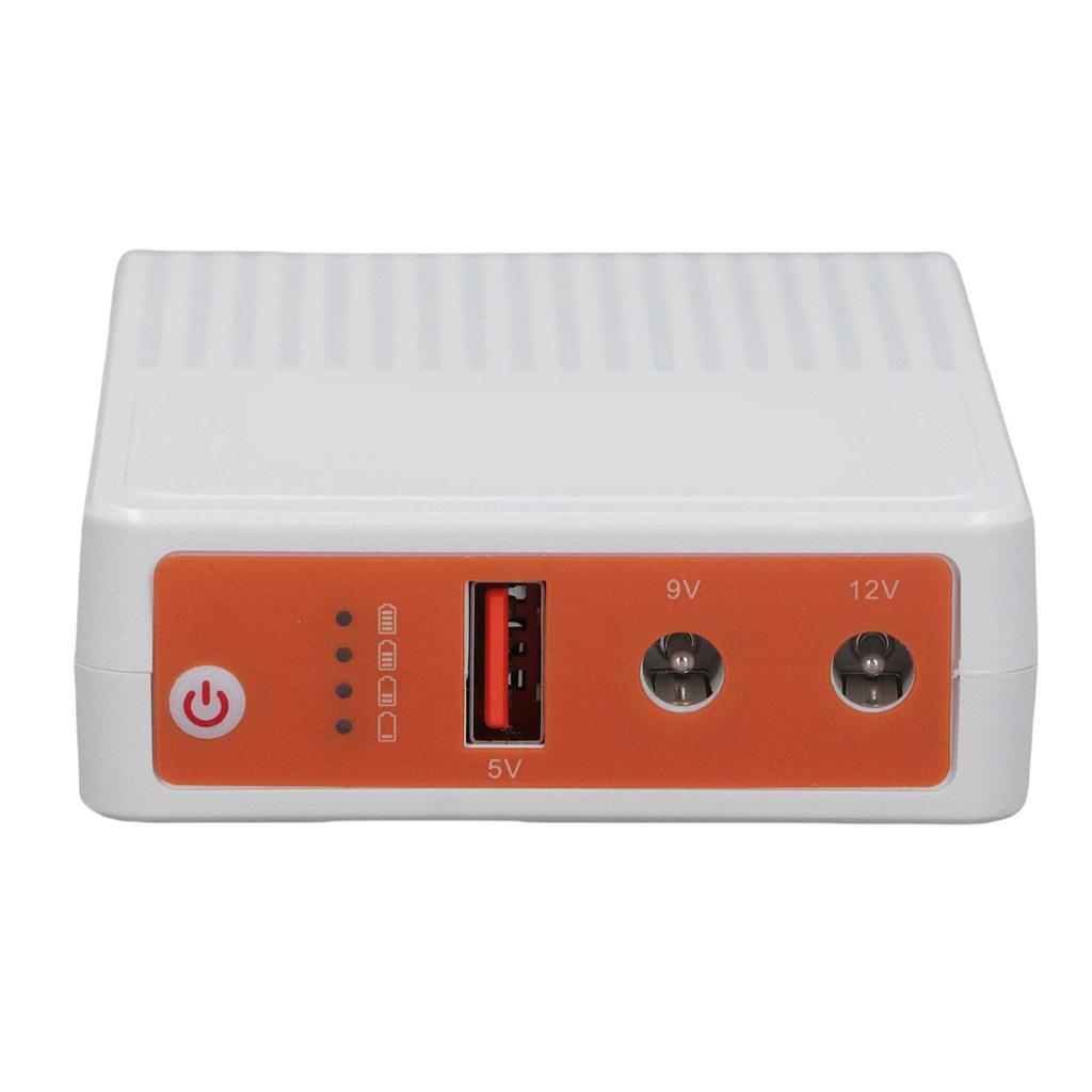 Uninterruptible Power Supply 8000mAh Mini UPS Battery Backup 5V USB 12V 9V DC Ports for Router