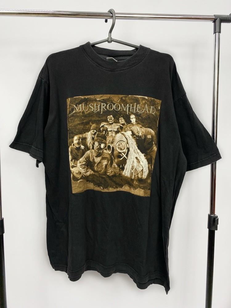 Vtg 2002 Mushroomhead Rock Band Shirt Cotton Black S5XL BB408 Unisex T-Shirt