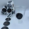 Personalized 3ml 5ml Perfume Bottle Cosmetic Jar Essential Oil Vial Sample Container Mini Glass Travel Accessory Roll Stickers