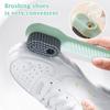 Многофункциональная чистящая щетка 2 в 1, щетка для чистки обуви, щетка для стирки с дозатором мыла, бытовая щетка с мягкой щетиной
